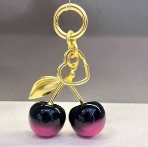 Ombre Cherry 🍒 Bag Charm/ Keychain New